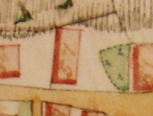 Kartenausschnitt aus Katasterkarte 1818; Haus Nr. 57