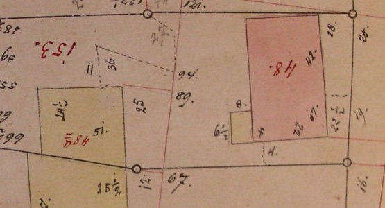 Zusatzkarte zum Urkataster 1839 ; Haus 48
