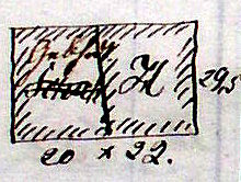 Skizze Haus 54 1861 Verrenberg