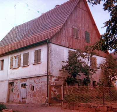 Südseite des Haus Nr.54 in Verrenberg
