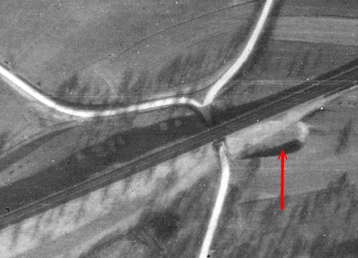 Kiesgrube 1945 in Verrenberg