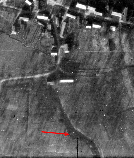 Kiesgrube 1945 in Verrenberg