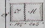 Zeichnung Haus 36 1861 Verrenberg