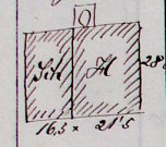 Zeichnung Haus 9 1861 Verrenberg