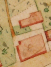 Kartenausschnitt aus Katasterkarte 1818; Dorfkelter