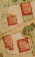 Kartenausschnitt aus Katasterkarte 1818; Haus Nr. 49
