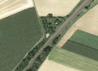 Luftbild wo die Station 89 war