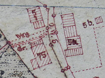 Eintrag im Primärkataster von 1839; Haus 75