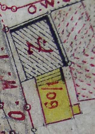 Ergänzungskarte zum Primärkataster Verrenberg 1833; Haus 1