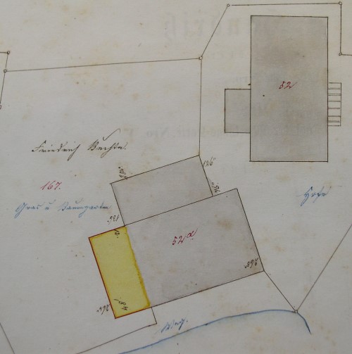 Nachtrag zum Primärkataster Verrenberg , 1868-69; Haus 52