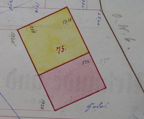 Nachtrag zum Primärkataster Verrenberg , 1876-77-69; Haus 75