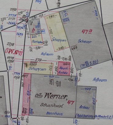 Nachtrag zum Primärkataster Verrenberg , 1914; Haus 47