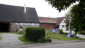 Früher war hier Haus 36 und 37
