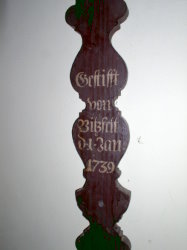 Crucifix im Verrenberger Rathaus von 1739