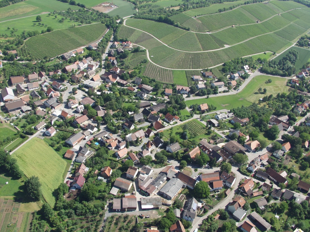 Luftbild von Verrenberg; 2005