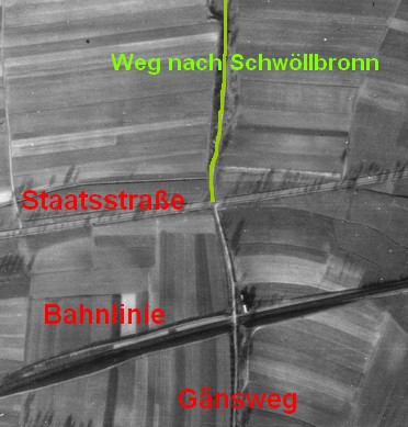 Weg nach Schwöllbronn 1944