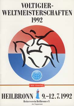 Logo Voltigier WM 1992 in Heilbronn