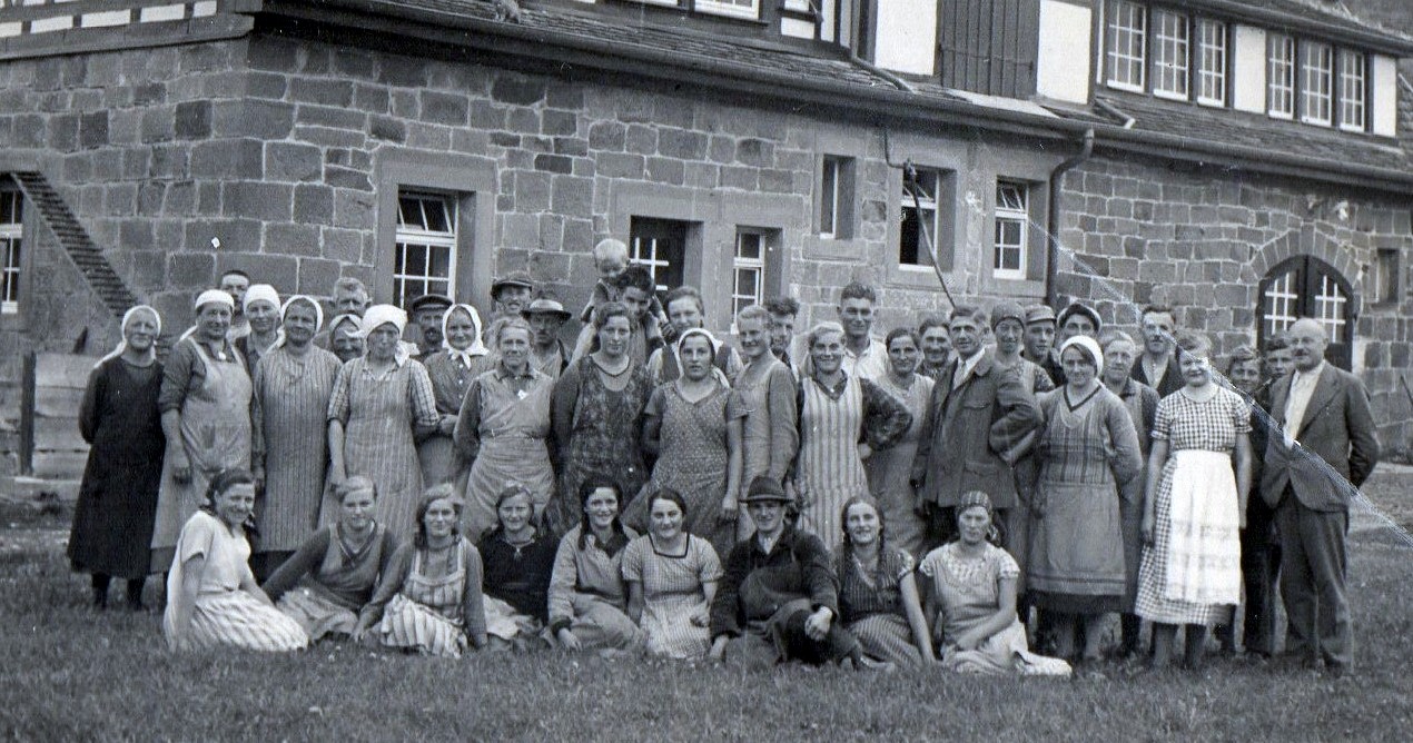 Weinlese beim fürstlichen Weingut in Verrenberg 1934